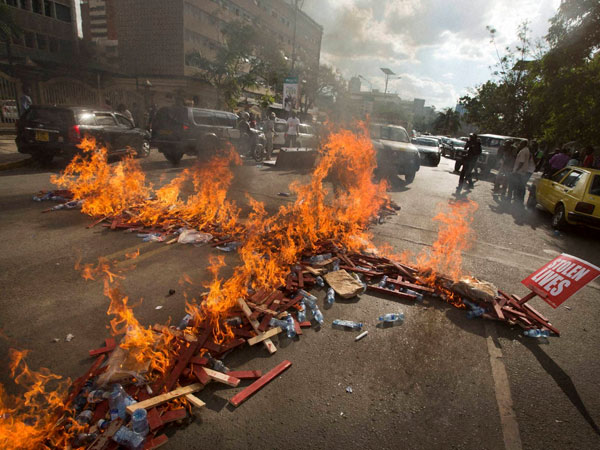 Protests erupt in Kenya after killing of 28 non-Muslims 