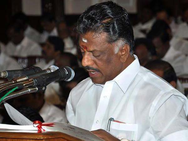 TN CM Panneerselvam writes to Modi TN CM Panneerselvam writes to Modi