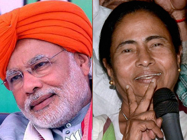 Mamata Banerjee and Narendra Modi Mamata Banerjee and Narendra Modi