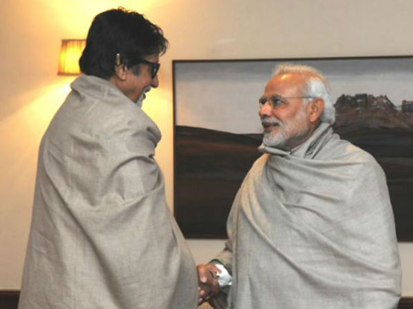 Bollywood megastar Amitabh Bachchan met Prime Minister Narendra Modi in the national capital on Saturday.