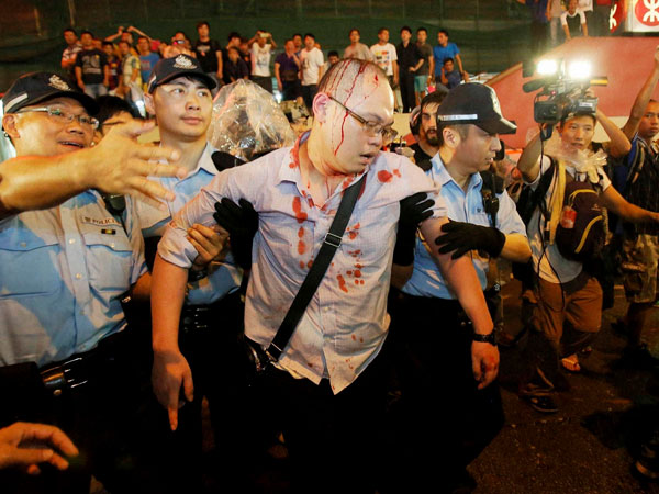 Hong Kong protests against Chinese decision