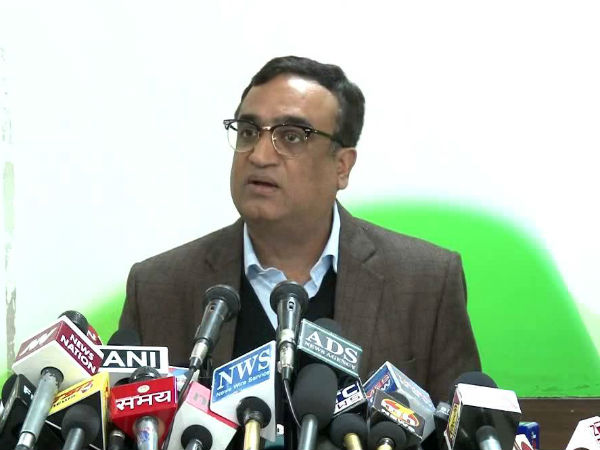 Congress leader Ajay Maken Congress leader Ajay Maken