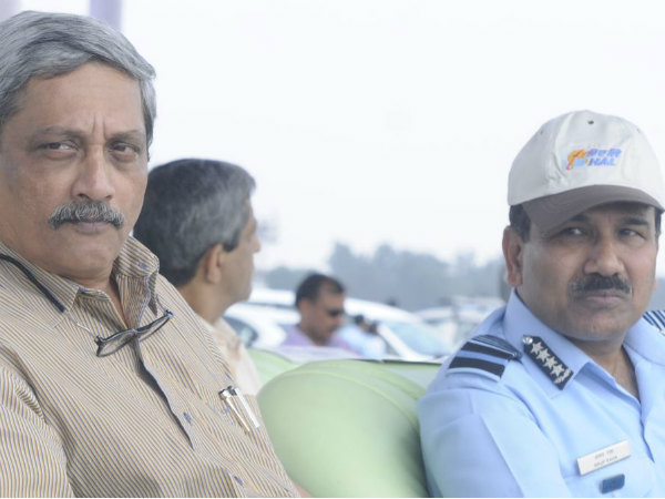 Parrikar and IAF chief