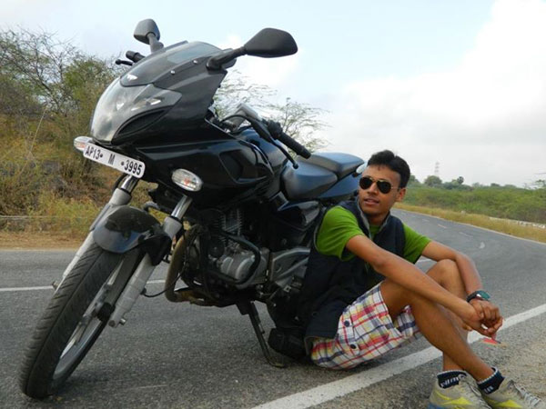 Lt Abhinav Nagori loved biking