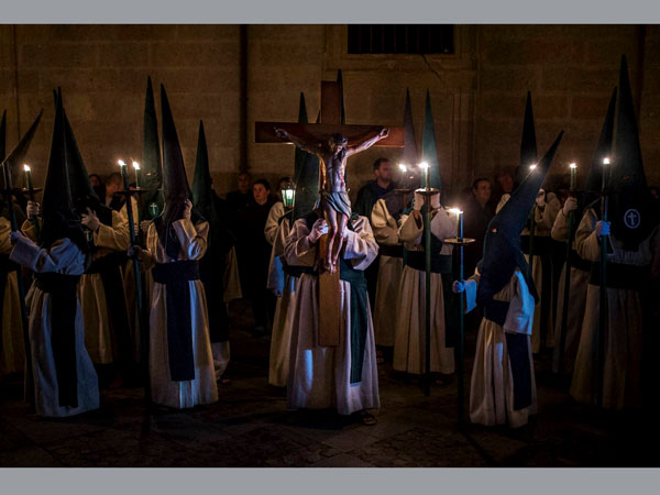 Procession during beginning of Easter Holy Week 
