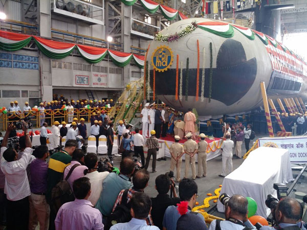 Mum: Float-out ceremony of Scorpene sub
