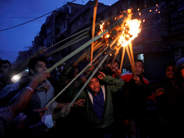 Demonstrators take out rally in Nepal 