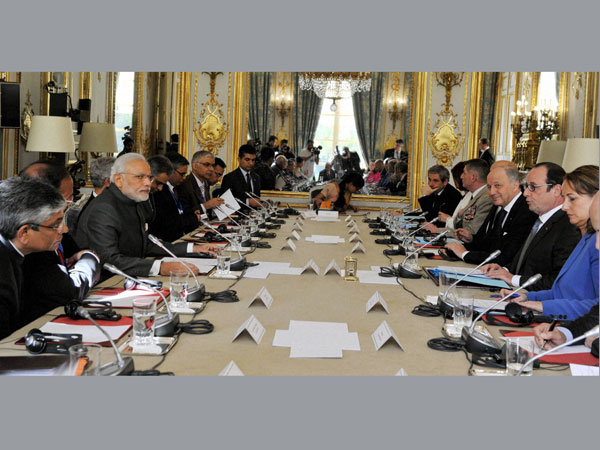 India, France ink 17 agreements