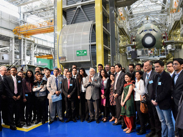 Airbus supports Modi's 'Make in India'