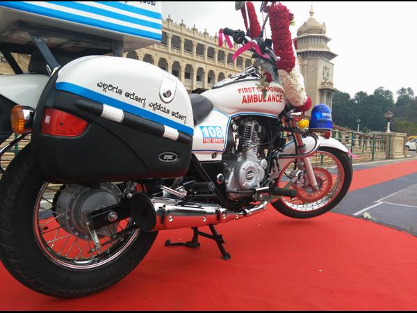 The department had launched 21 bike ambulances