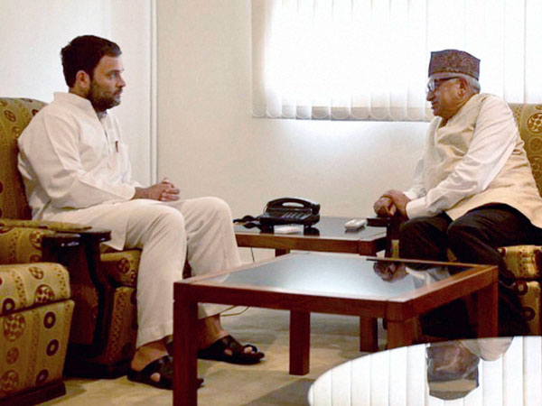 Rahul Gandhi visits Nepal embassy