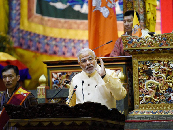 PM Narendra Modi in Bhutan
