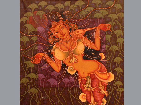 Painting by artist Mannikandan Punnakal