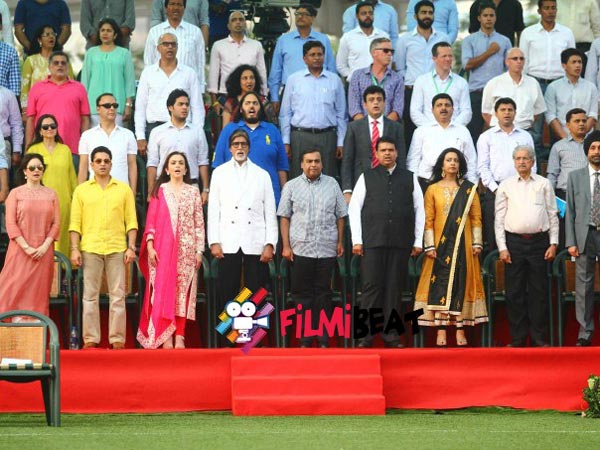 The celebs at the inauguration ceremony of the Jio Gardens