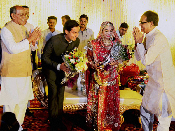 Jaivardhan Singh- Sreejamya Shahi's wedding & reception pics Jaivardhan Singh- Sreejamya Shahi's wedding & reception pics