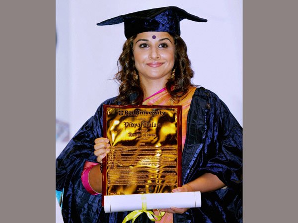 Pics: Vidya Balan conferred with honorary doctorate