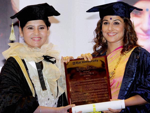 Pics: Vidya Balan conferred with honorary doctorate
