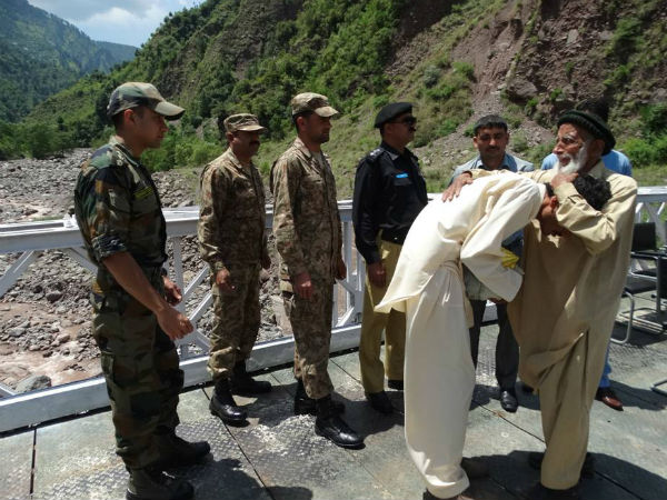 The man has been identified as Kashif Baig, a resident of Amra Sawan in of PoK. 