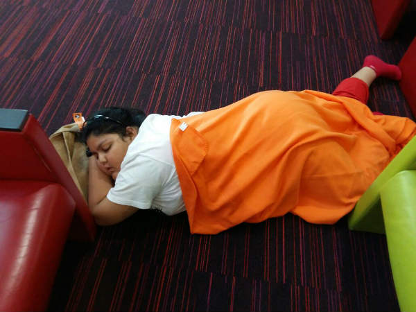 Indian kid stranded at Paris airport