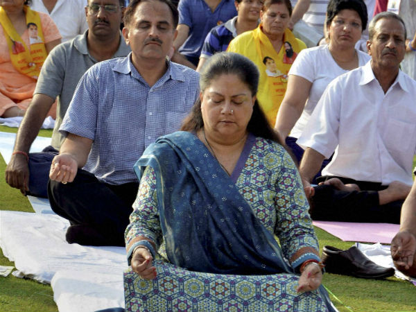 Rajasthan Chief Minister Vasundhra Raje