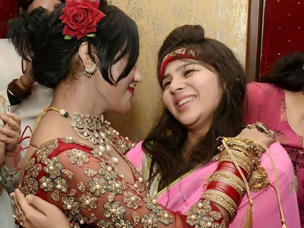 Radhe Maa allows followers to kiss her