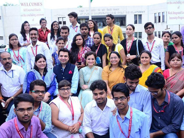 Dia Mirza with law students