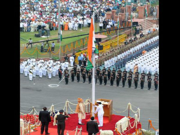 Independence Day celebrations at Red Fort