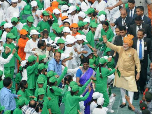 Independence Day celebrations at Red Fort