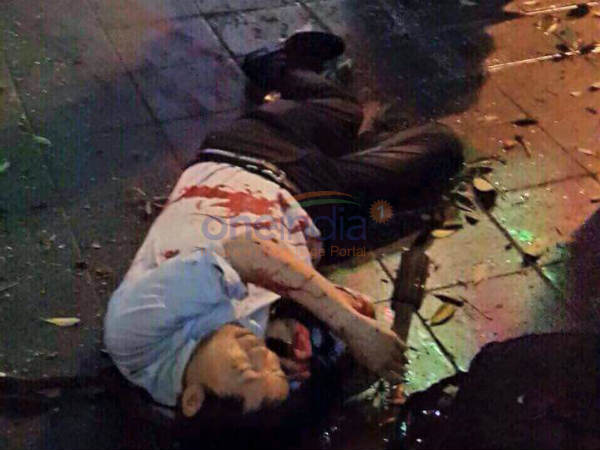 Exclusive images of Bangkok blast