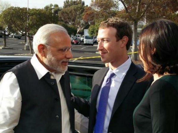 Facebook charmed by PM Modi