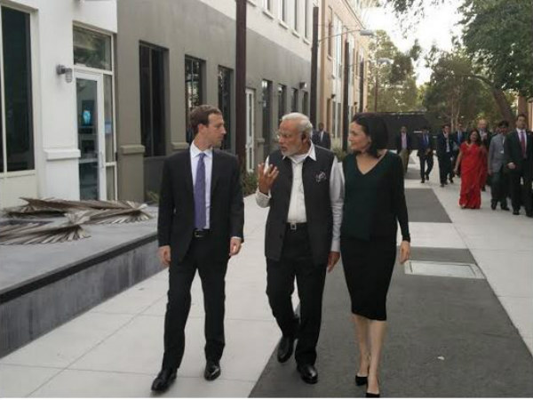 Facebook charmed by PM Modi