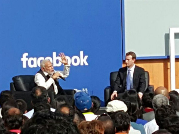 Facebook charmed by PM Modi