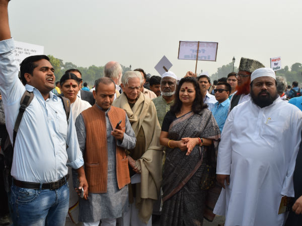  In pics: Anupam Kher leads #MarchforIndia