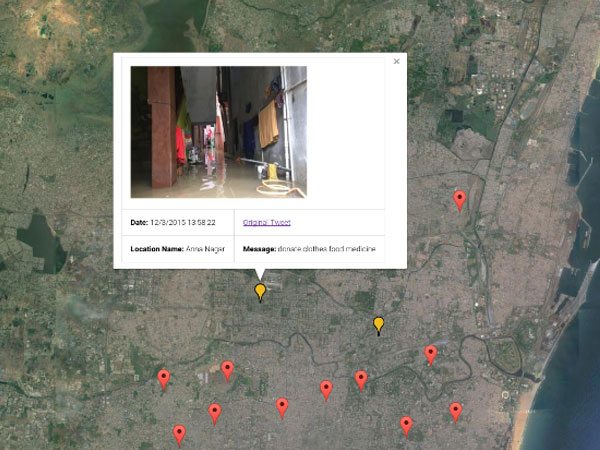 Geolocation during floods