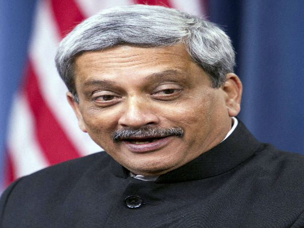 Parrikar in US evades question on Trump Parrikar in US evades question on Trump