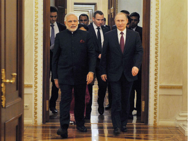 PM Modi with President Putin in Moscow PM Modi with President Putin in Moscow