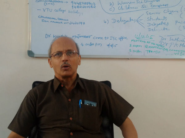 Dr D D Somashekara, Local Secretary, 103rd Indian Science Congress. 