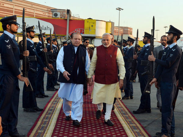 Modi, Nawaz in Lahore