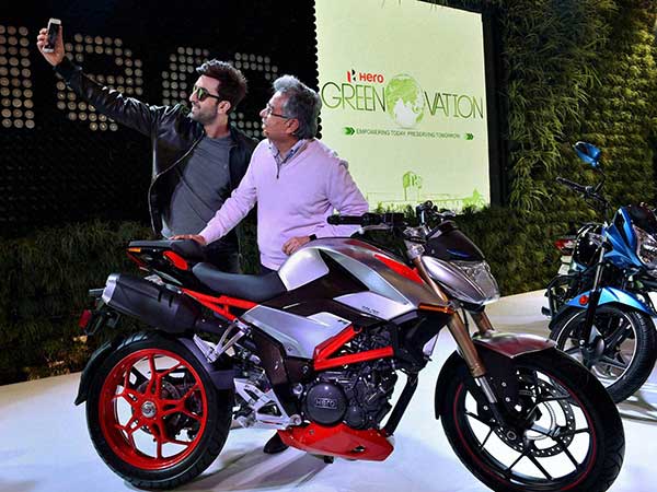 Actor Ranbir Kapoor at Auto Expo 2016