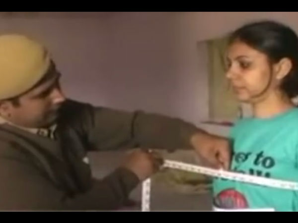 Male cops conduct girls' physical tests Male cops conduct girls' physical tests