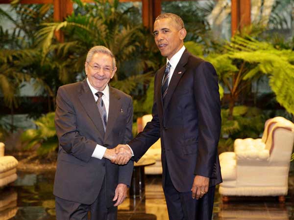 Obama, Castro hail 'new day' for US-Cuba Obama, Castro hail 'new day' for US-Cuba