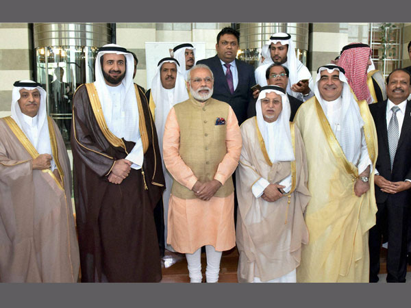 Modi with business leaders