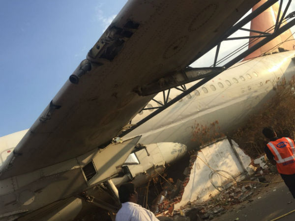 Defunct Air India airbus fell off crane