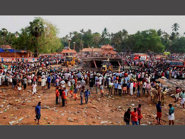 In Pics: Kerala Temple Fire Tragedy