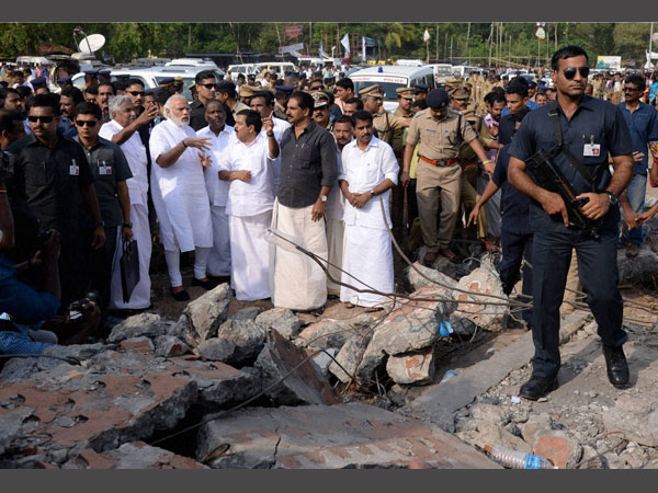 In Pics: Kerala Temple Fire Tragedy