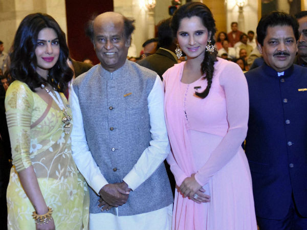 In pics: Rajinikanth, Priyanka get Padma awards
