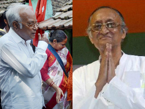 Asim Dasgupta (left) and Amit Mitra Asim Dasgupta (left) and Amit Mitra