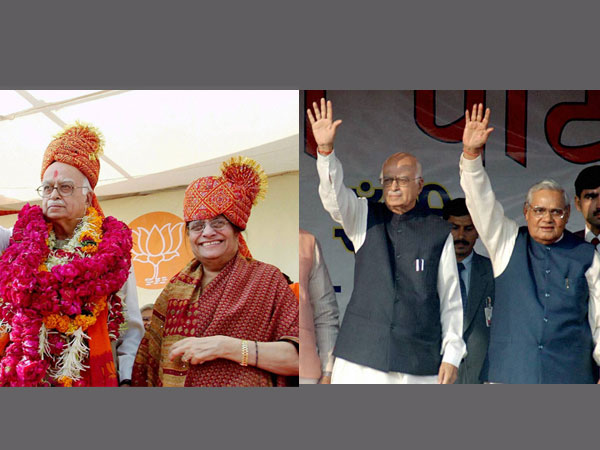 lk advani, kamla advani and atal bihari vajpayee lk advani, kamla advani and atal bihari vajpayee