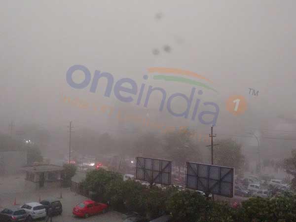 In pics: Dust storm in Delhi-NCR