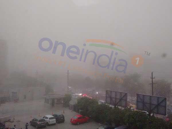 In pics: Dust storm in Delhi-NCR